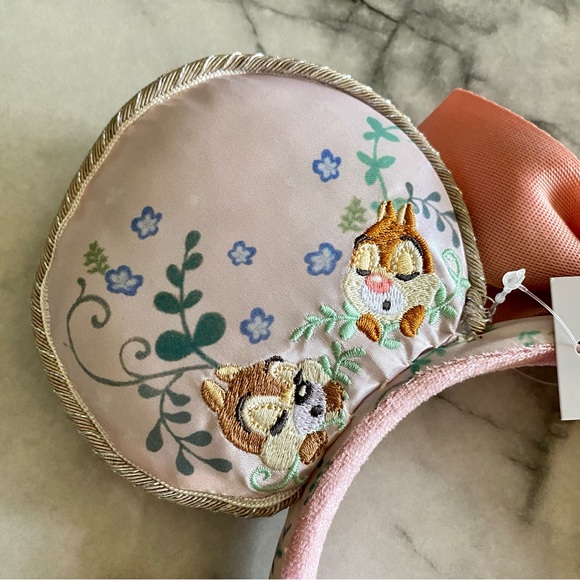 Disney Chip & Dale “Spring in the Air” Embroidered Minnie Ears Headband - Picture 5 of 7
